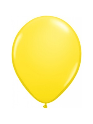 Balão Latex Liso Amarelo Médio